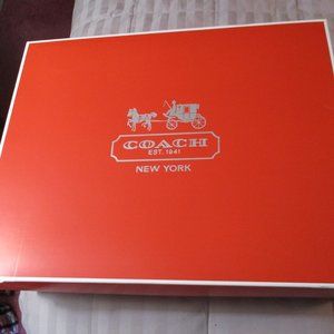 Large COACH New York Cardboard Storage Box